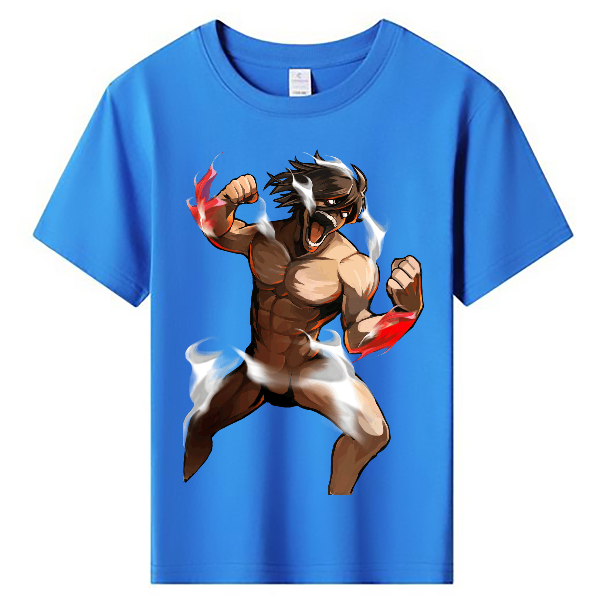 （画像用） 進撃の巨人 Attack on Titan 綿100％キッズTシャツ（フロントプリント）